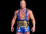 Angle wearing his gold medal